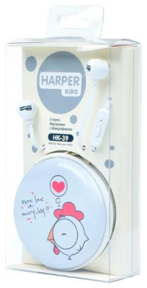 Изображение Наушники Harper Kids HK-39 белый