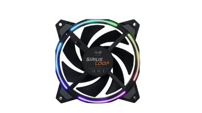 Изображение Вентилятор Inwin Sirius Loop ASL120 (Single pack) (1800 об/мин , 120x120x25 мм,4-pin PWM)