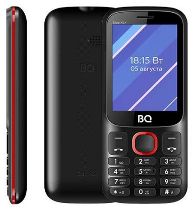 Изображение Мобильный телефон BQ 2820 Step XL+,красный, черный