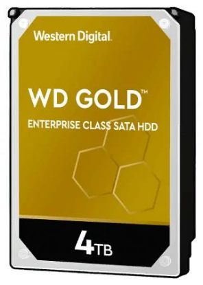 Изображение Жесткий диск 3.5" 4000 ГБ Western Digital Gold, 7200 rpm, 256 МБ