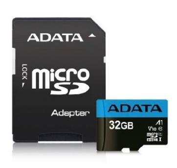 Изображение Карта памяти ADATA MicroSDHC Class 10 32 Гб адаптер на SD