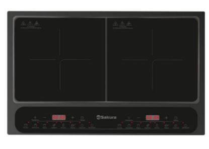 Изображение Плита настольная Sakura SA-7158 (электрическая, закаленное стекло, черный)