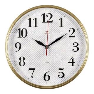 Изображение Настенные часы Рубин 2940-104 золотой "Ромбы"