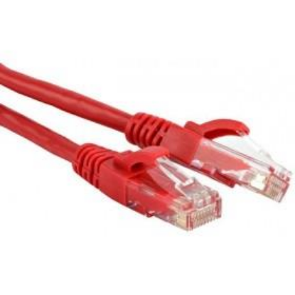 Изображение Патч-корд Hyperline PC-LPM-UTP-RJ45-RJ45-C5e-0.3M-LSZH-RD (0,3 м,UTP,5e,красный)