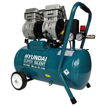 Изображение Компрессор Hyundai HYC 1824S (1 кВт, 180 л/мин, 24 л )