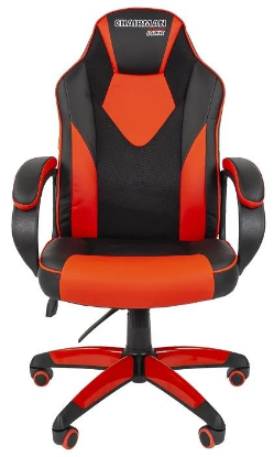 Изображение Компьютерное кресло Chairman Game 17 черный, красный