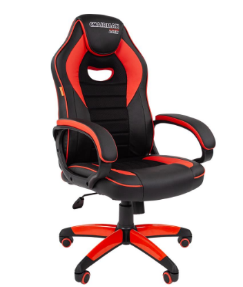 Изображение Компьютерное кресло Chairman Game 16 черный, красный
