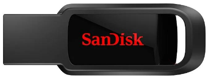 Изображение USB flash SanDisk Cruzer Spark,(USB 2.0/64 Гб)-черный (SDCZ61-064G-G35)