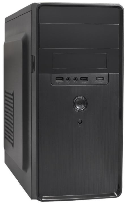 Изображение Корпус ExeGate BA-309 (mATX, ATX, черный, без БП)/(EX286412RUS)