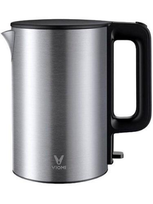 Изображение Электрический чайник Xiaomi Viomi Mechanical Kettle V-MK151B (1800 Вт/1,5 л /пластик, нержавеющая сталь/черный, серебристый)