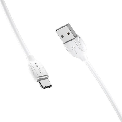 Изображение Кабель соединительный BOROFONE BX19 Benefit USB 2.0 A USB Type-C белый 1 м