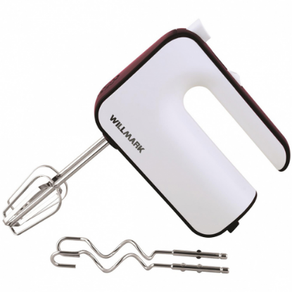 Изображение Миксер Willmark WHM-5517 (350 Вт /белый, бордовый)