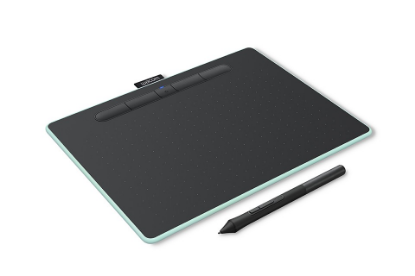 Изображение Графический планшет WACOM Intuos M Bluetooth фисташковый