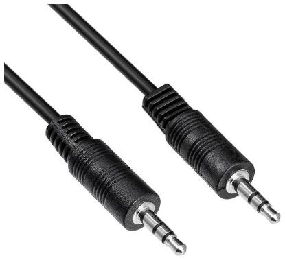 Изображение Кабель соединительный Buro BAAC002-3 3.5 mm jack-3.5 mm jack (черный) (3 м)