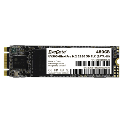 Изображение SSD диск ExeGate UV500MNextPro 480 Гб 2280 (EX280466RUS)