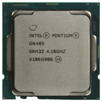 Изображение Процессор Intel Pentium Gold G6405 (4100 МГц, LGA1200) (OEM)