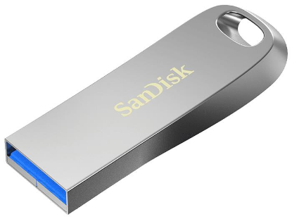 Изображение USB flash SanDisk Ultra Luxe,(USB 3.1/64 Гб)-серебристый (SDCZ74-064G-G46)