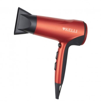 Изображение Фен Kelli KL-1115 (1800 Вт /черный, красный)