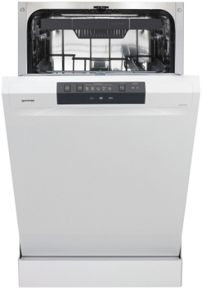 Изображение Посудомоечная машина Gorenje GS531E10W (узкая, 9 комплектов, белый)