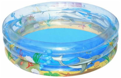 Изображение Бассейн надувной  Bestway Transparent Sea Life 51045