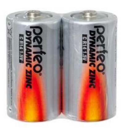 Изображение Батарейка Perfeo R14-2SH DYNAMIC ZINC (C (R14,LR14,А343) 1,5 В  солевая)