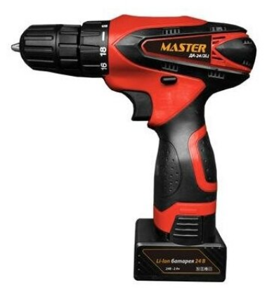 Изображение Шуроповерт MASTER ДА-24/2Li (35 Н·м//Li-Ion/2 А.ч/24 В) (00-00013625)