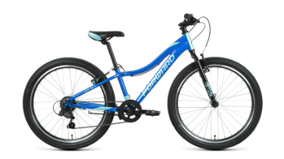 Изображение Велосипед Forward JADE 24 1.0 (синий, бирюзовый/24 "/12.0 ")-2021 года RBKW1J347002