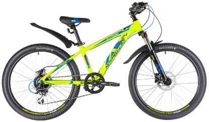 Изображение Велосипед Novatrack Extreme HD 24 (140702) (салатовый/24 "/13.0 ")-2020 года 24AHD.EXTREMEHD.13GN20