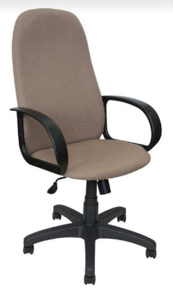 Изображение Компьютерное кресло ЯрКресло Кр33 ТГ ПЛАСТ С12 коричневый, бежевый