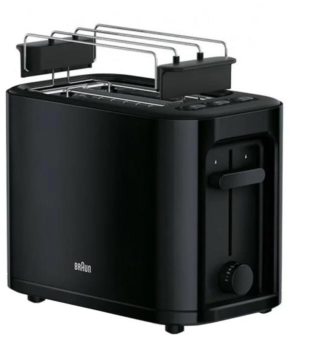 Изображение Тостер Braun HT3010BK (1000 Вт  черный)