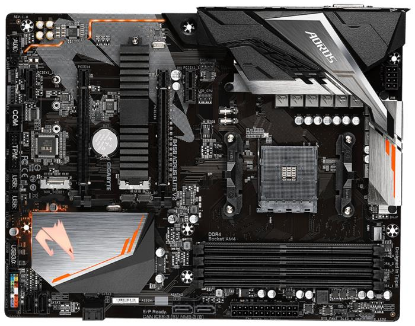 Изображение Материнская плата AM4 GIGABYTE B450 AORUS Elite V2