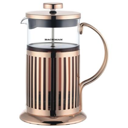 Изображение Френч-пресс BACKMAN BM-0502, 600 мл,бронзовый