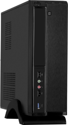 Изображение Корпус ExeGate MI-207U-M350 (micro-ATX, черный, 350 Вт)/(EX288781RUS)