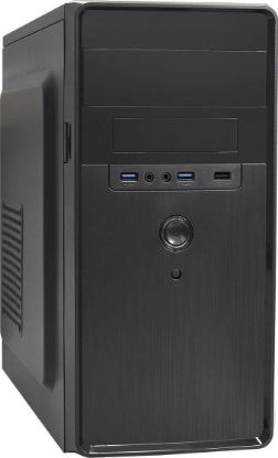 Изображение Корпус ExeGate BA-309U2-AA350 (micro-ATX, черный, 350 Вт)/(EX286438RUS)