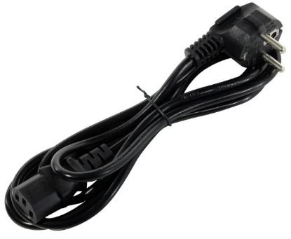 Изображение Кабель питания 5BITES PC205-18A CEE 7/7 IEC 320 C13 черный 1,8 м