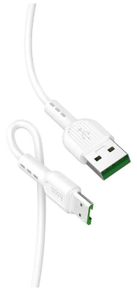 Изображение Кабель соединительный Hoco X33 USB 2.0 A Micro USB 2.0 B белый 1 м