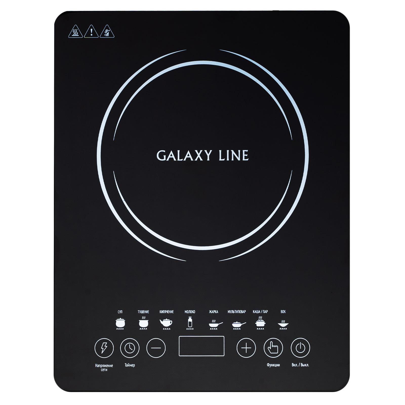 Изображение Плита настольная Galaxy GL3065 (электрическая, стеклокерамика, черный)