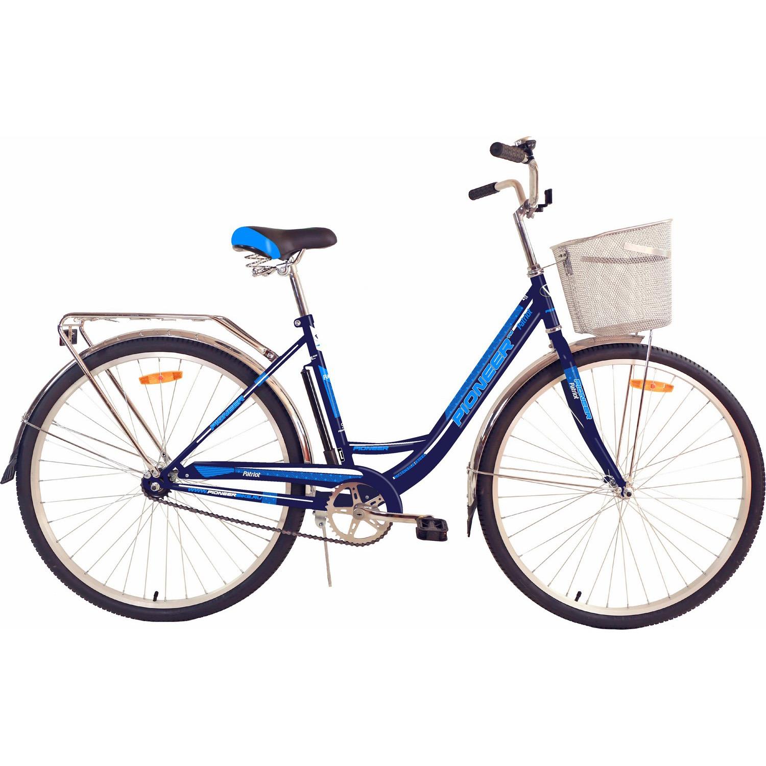 Изображение Велосипед Pioneer Patriot 28 (белый, синий, темно-синий/28 "/18.0 ")-2023 года