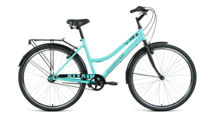 Изображение Велосипед Altair CITY 28 low 3.0 (черный, мятный/28 "/19.0 ")-2022 года RBK22AL28030
