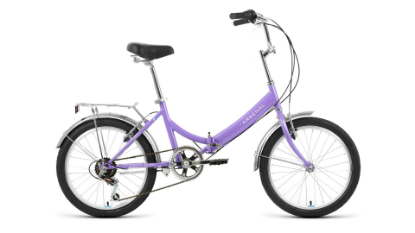 Изображение Велосипед Forward ARSENAL 20 2.0 (белый, фиолетовый/20 "/14.0 ")-2022 года RBK22FW20537