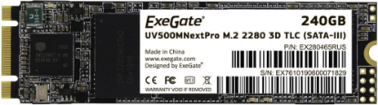 Изображение SSD диск ExeGate UV500MNextPro 240 Гб 2280 (EX280465RUS)