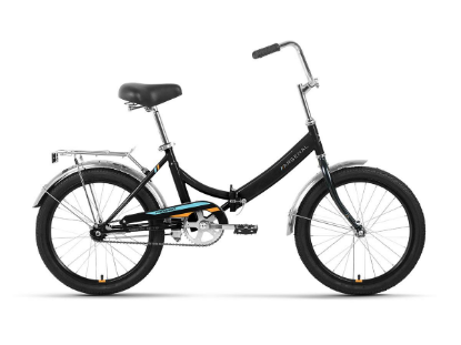 Изображение Велосипед Forward ARSENAL 20 1.0 (черный, оранжевый/20 "/14.0 ")-2022 года RBK22FW20525