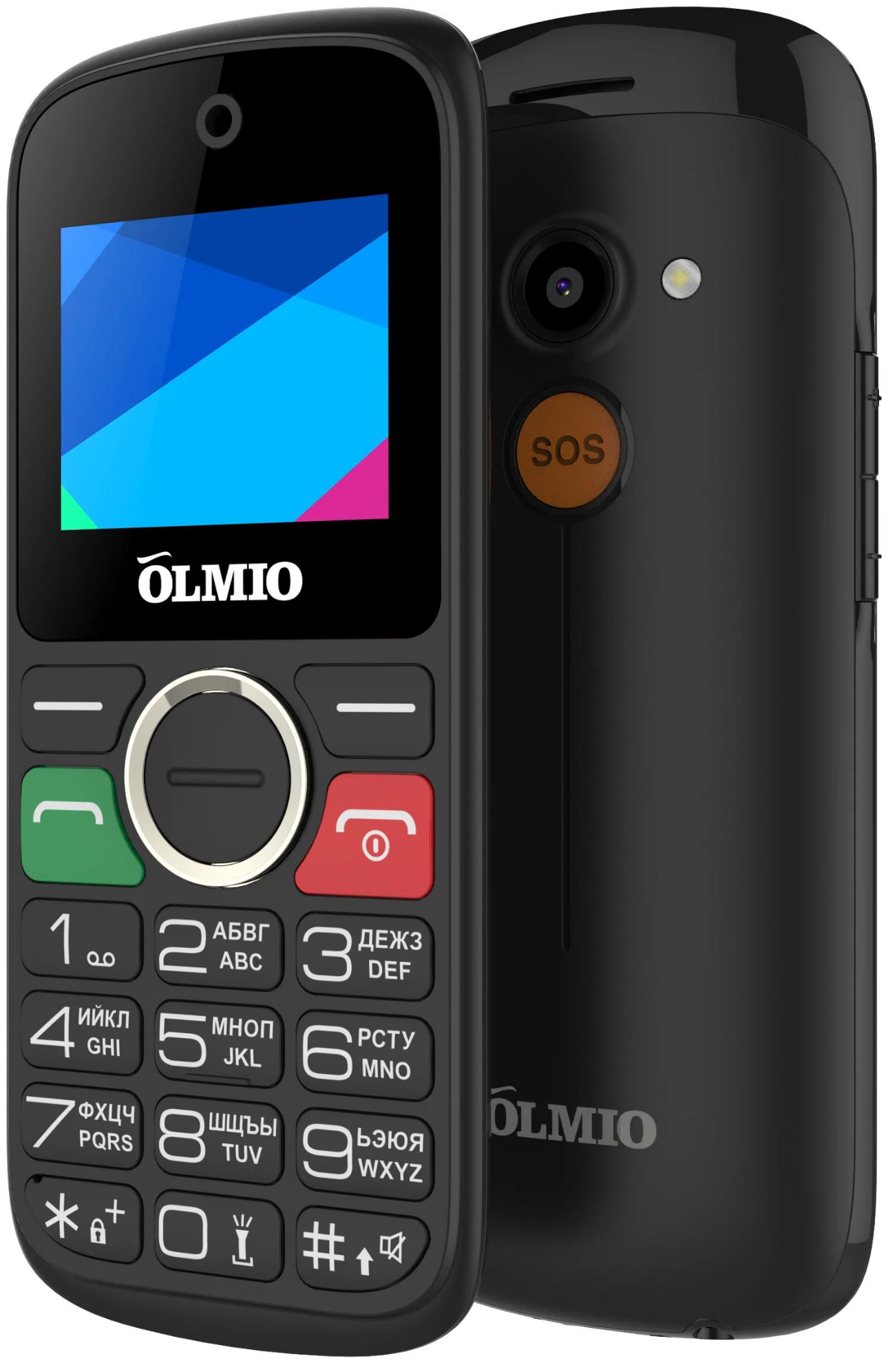 Изображение Мобильный телефон OLMIO C18,черный