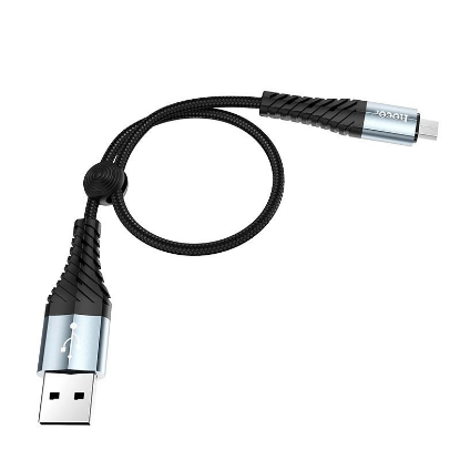 Изображение Кабель соединительный Hoco HC-10543 X38 USB 2.0 A Micro USB 2.0 B черный 1 м