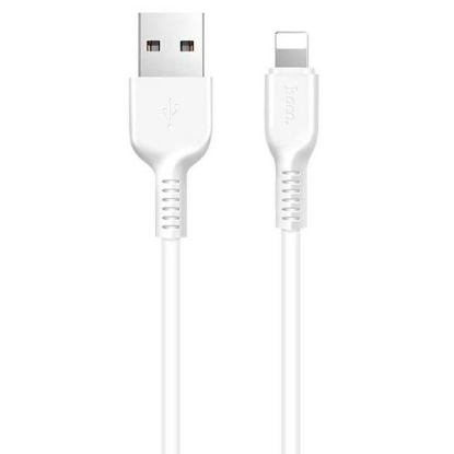 Изображение Кабель соединительный Hoco HC-68877 X20 USB 2.0 A Lightning 8P белый 2 м