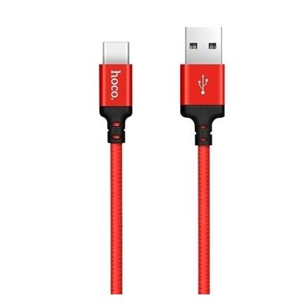 Изображение Кабель соединительный Hoco HC-62875 X14 USB 2.0 A USB Type-C красный, черный 1 м