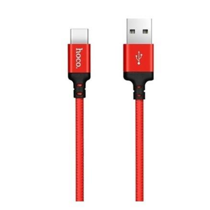 Изображение Кабель соединительный Hoco HC-62875 X14 USB 2.0 A USB Type-C красный/черный 1 м