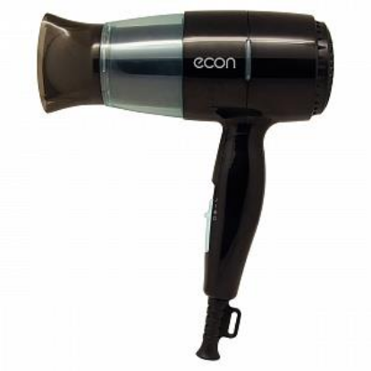 Изображение Фен ECON ECO-BH165D (1600 Вт /черный, бирюзовый)