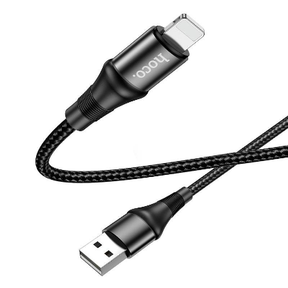 Изображение Кабель соединительный Hoco HC-34198 X50 USB 2.0 A Lightning 8P черный 1 м