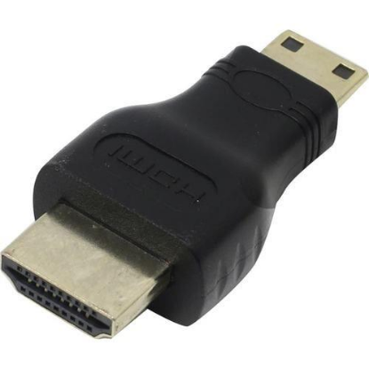 Изображение Переходник ExeGate EX-HDMI-FMC mini-HDMI-HDMI (черный) ()